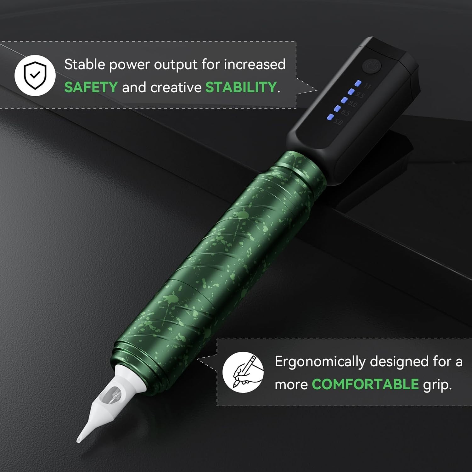 Maquina De Tatuaje Kit PROFESIONAL Para Tatuar Tattoo Pluma Artistas NEW\