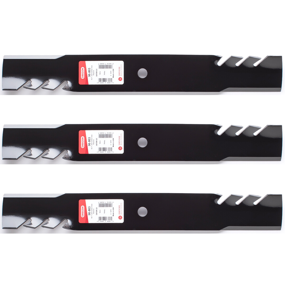 3PK Oregon G3 Gator Blade for 54" Bad Boy MZ Magnum Maverick ZT Avenger ZT Elite