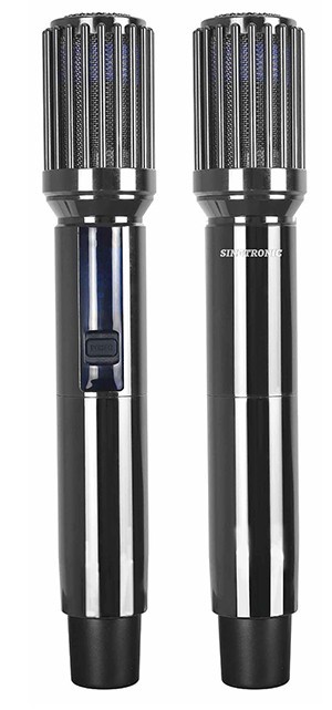 Singtronic BT-800DSP Portable 800W Bluetooth Karaoke Free: 2 x Wireless Mics