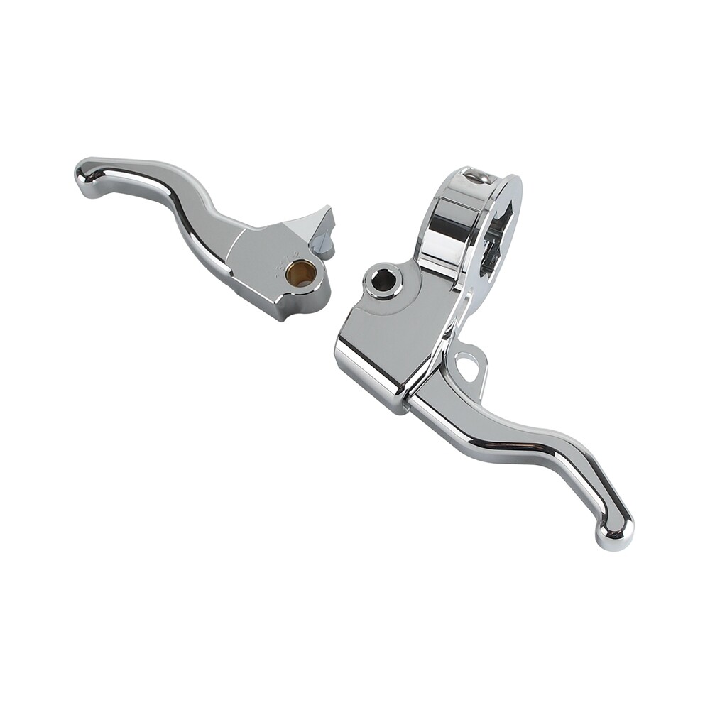 Easy Pull Clutch & Brake Levers For Harley Dyna Street Bob FXDB Low Rider 96-17