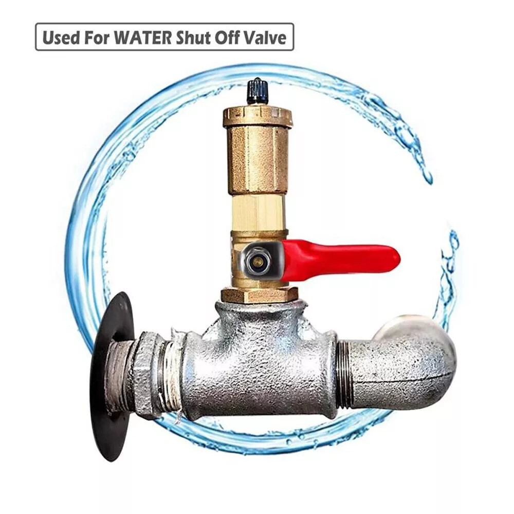 4 Pack 1/4" Male Female NPT Brass Ball Valve Water Air Tank Drain Shut Off USA