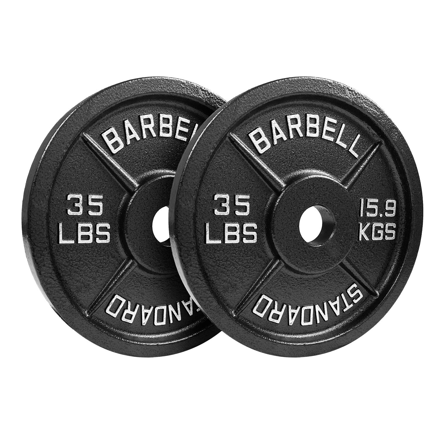 Steel Olympic 245LB Set - 2x 45lb, 35lb, 25lb, 10lb, 5lb & 2.5lb Weight Plates