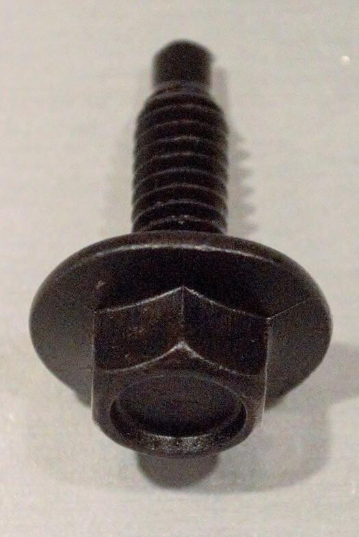 Body Bolts 1/4"-20 x 1.25" Body Washer Bolts Dirt Modified Black 25 Pack