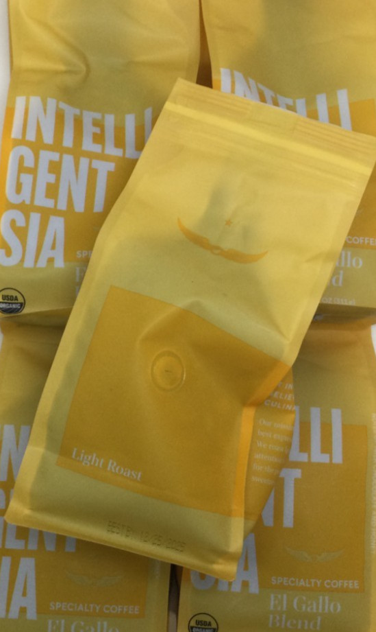 Intelligentsia El Gallo Blend Whole Bean Coffee, Light Roast, EXP 12/25/25 (6PK)
