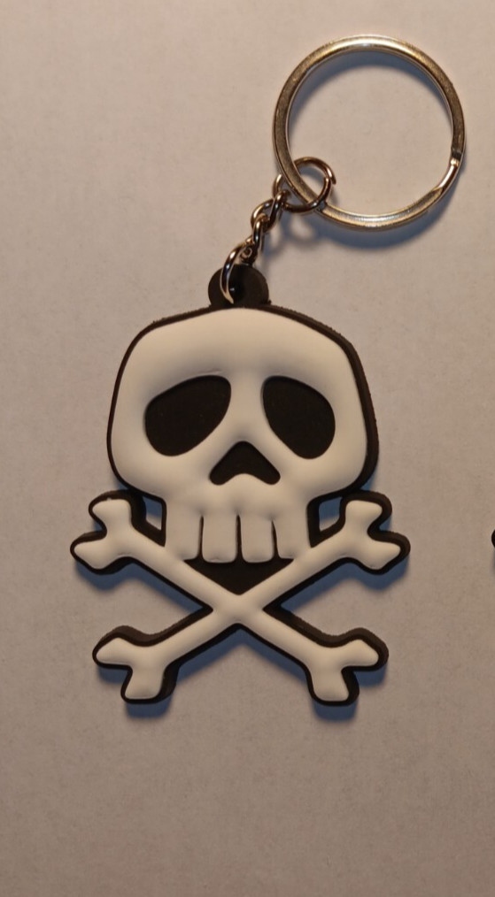 KEYCHAIN - Captain Harlock - Space Pirate, punk records, misfits, danzig, comic