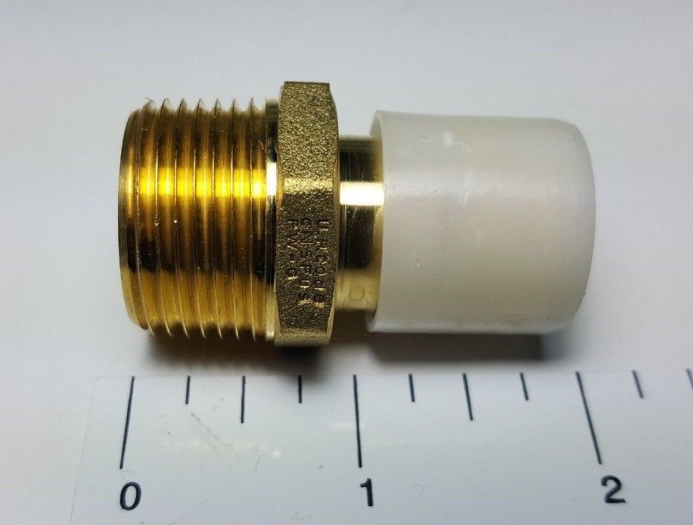 5 PCS 3/4" PEX A X 3/4" MALE NPT EXPANSION ADAPTER F1960