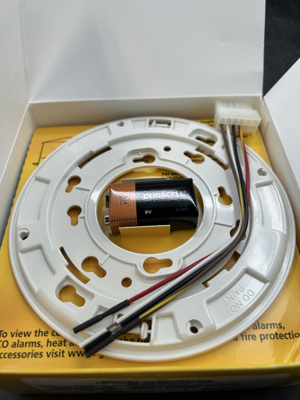 NIB Gentex GN-503 Smoke & CO Alarm 120VAC With 9VDC Battery Backup C01209/S1209