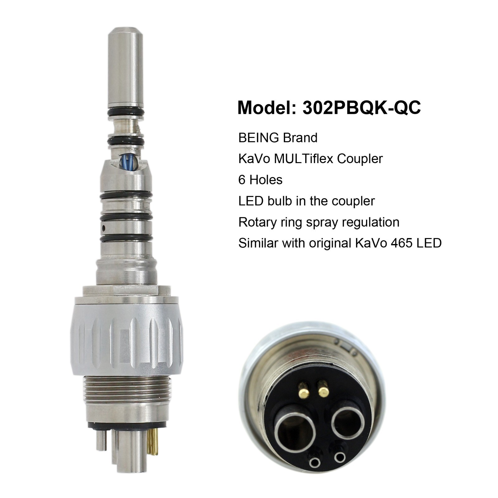 BEING Dental 45 Degree Surgical Handpiece High Speed KaVo NSK Coupler 4 6 Hole