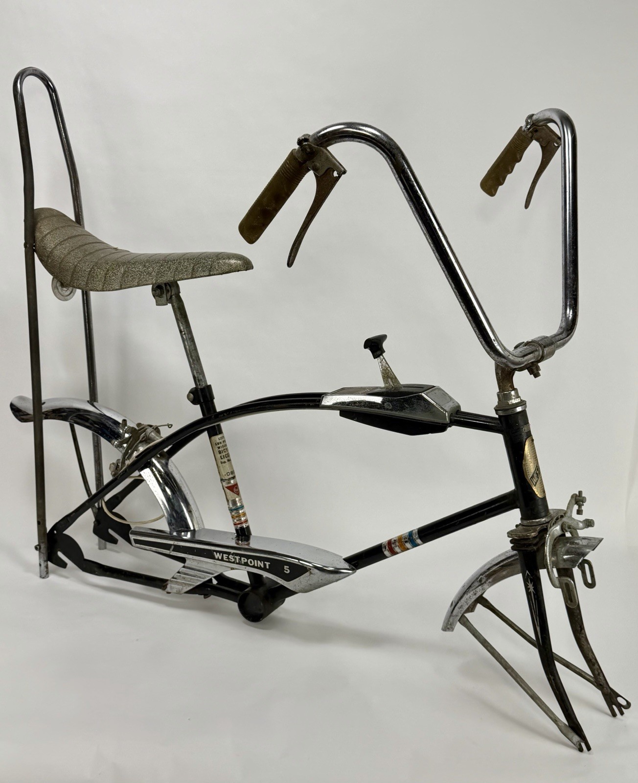 Vintage 60s AMF Westpoint 5 Speed Shifter USA Muscle Bike Dragster Banana Seat