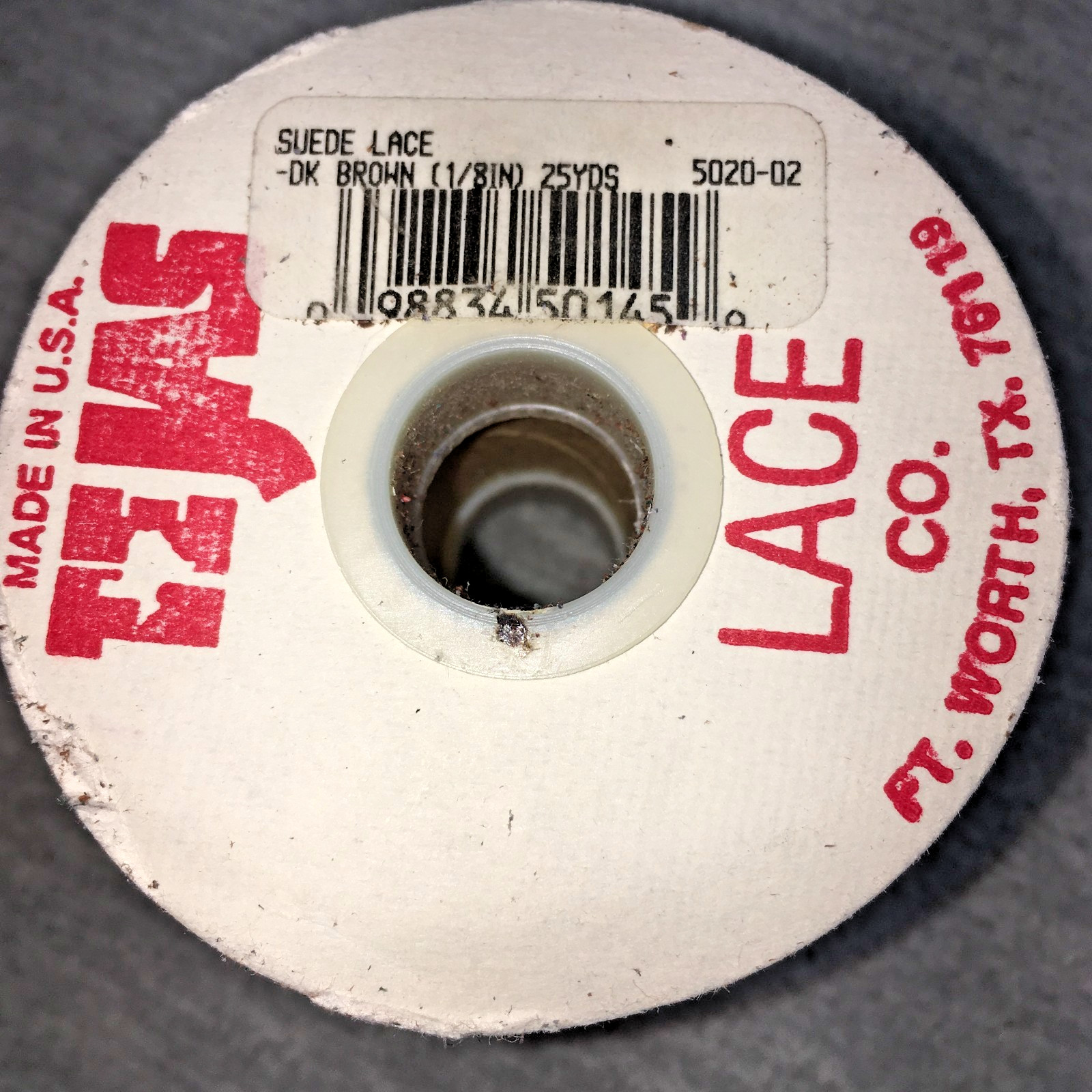 Suede Lace 1/8" x 25yd Spool Craft Leather Lace Various Colors LOT OF 6