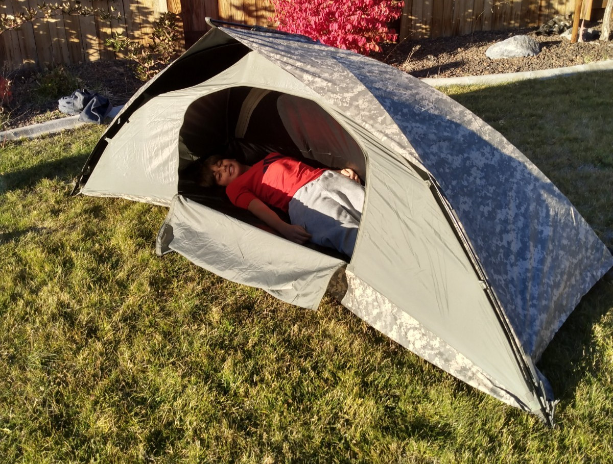 USGI Improved Combat Shelter ICS ORC ACU 1-Person Tent Used