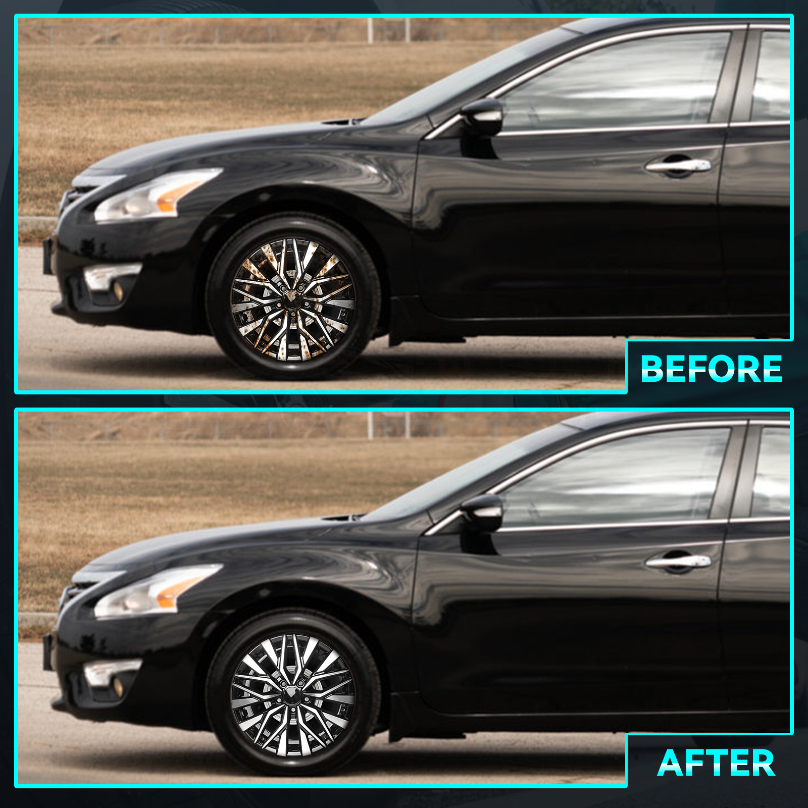 17" x 7.5" Replacement Wheel For 2023 2024 Nissan Altima OE 62853 Rim 403009HF7A