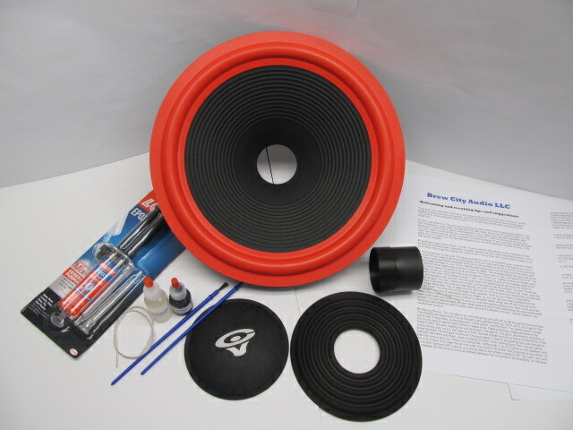 12" At12 Recone Kit for Cerwin Vega  ATW-12  ATW12  (At-12) woofer ribbed cone