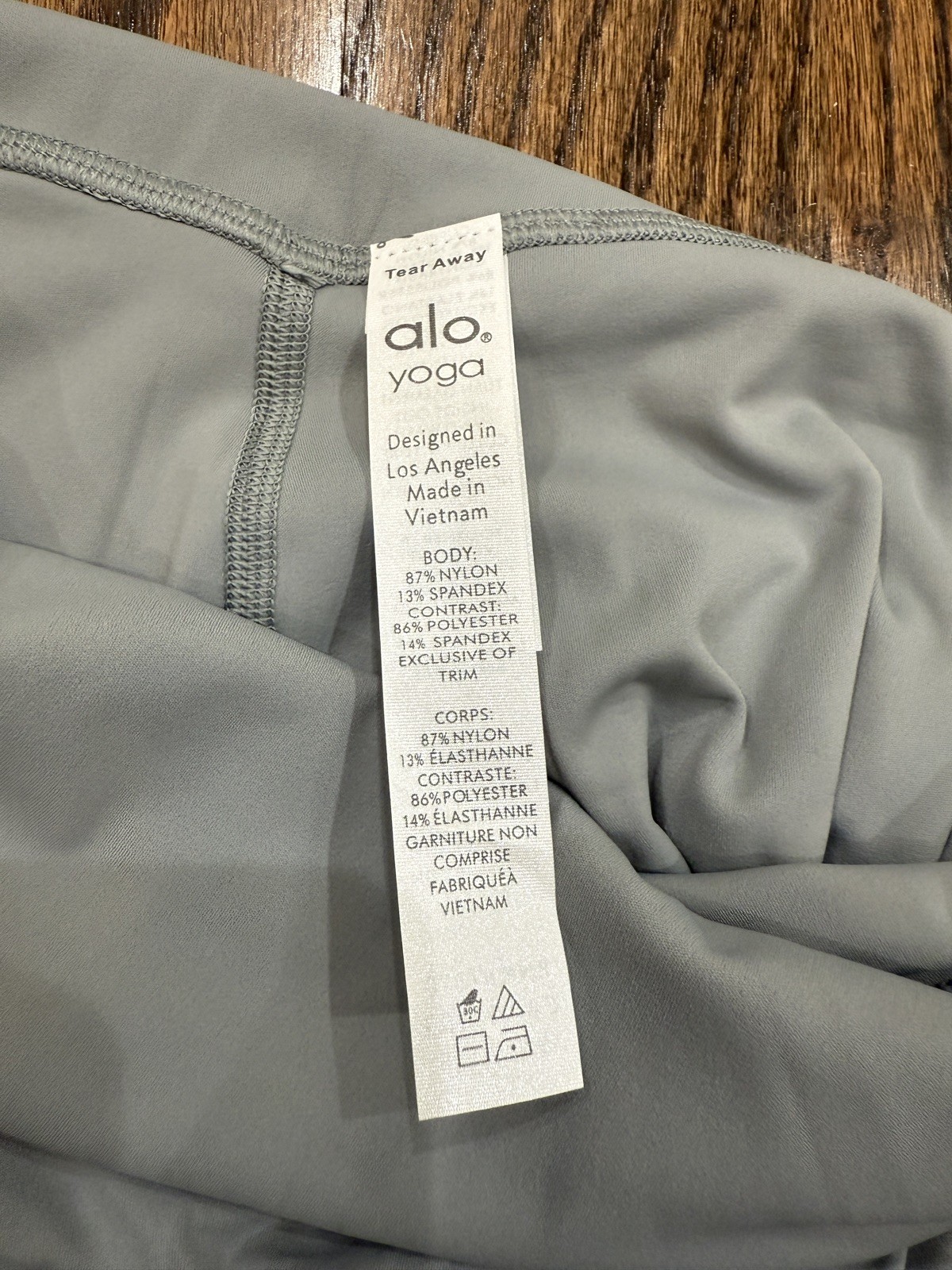 ALO Yoga High Waist Alosoft Leggings GRAY - Size SMALL