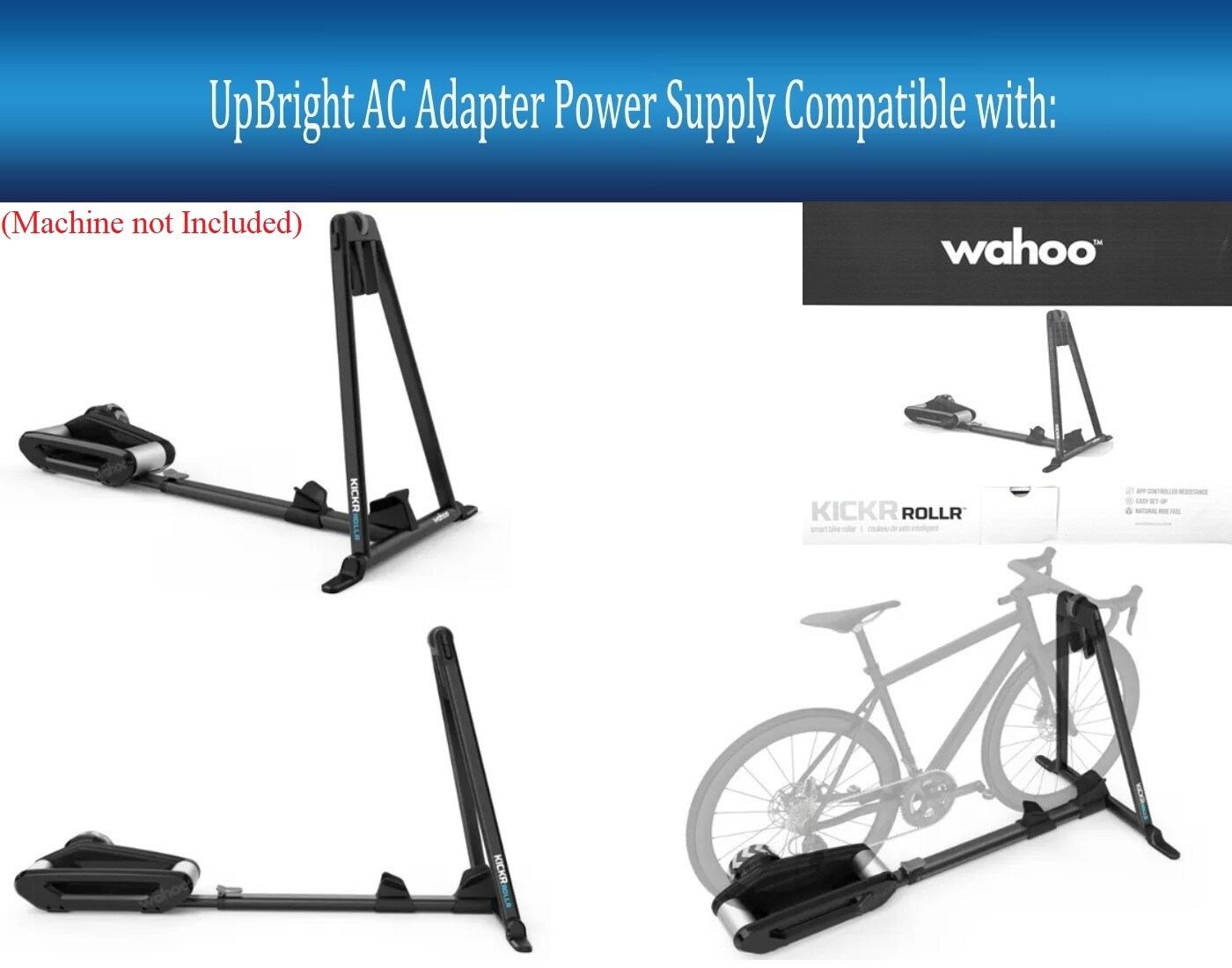 12V AC Adapter For Wahoo Kickr Snap Core Rollr Smart Bike Trainer Power Charger