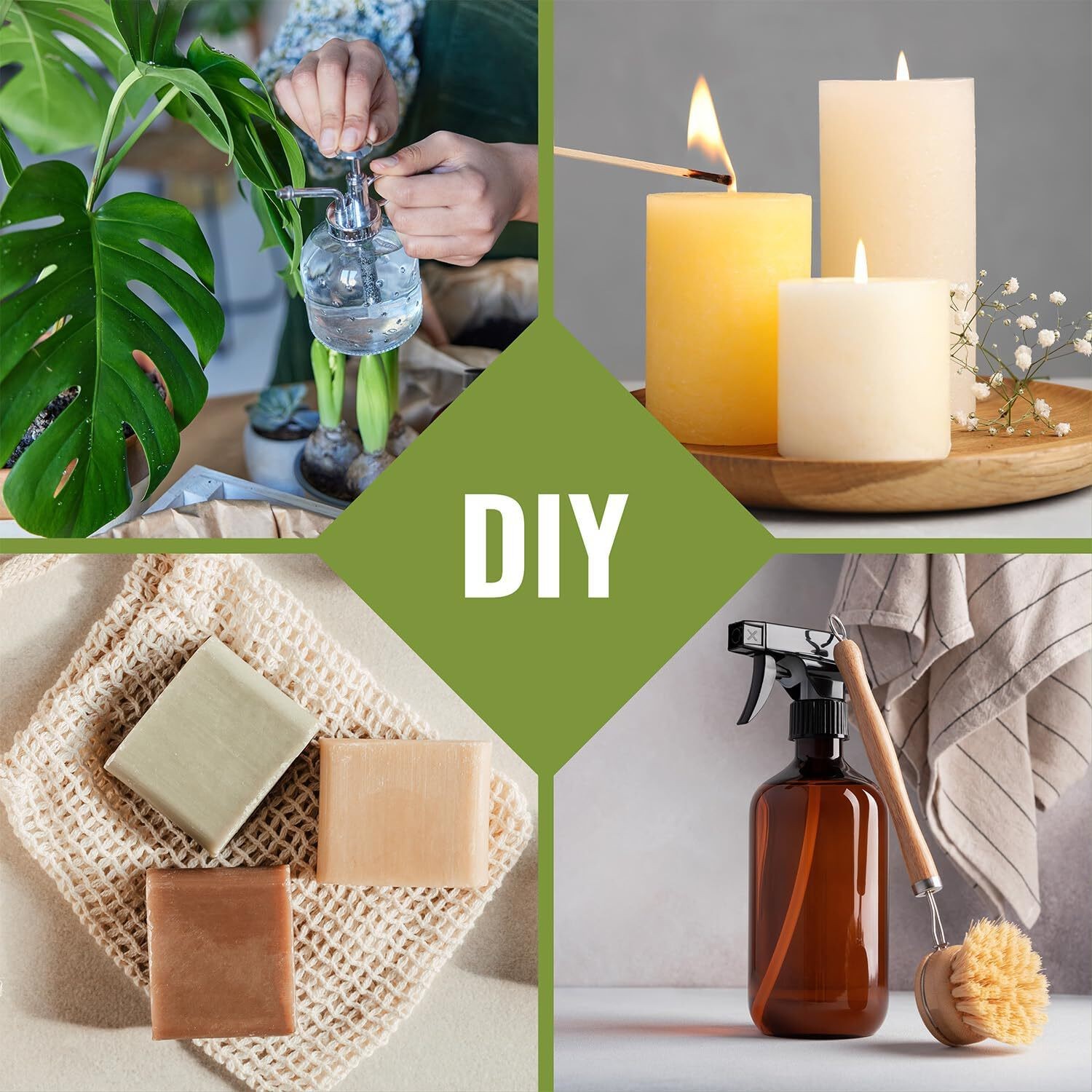 Peppermint Essential Oil, 16 oz Bottle for Diffusers, House Cleaning, Candles