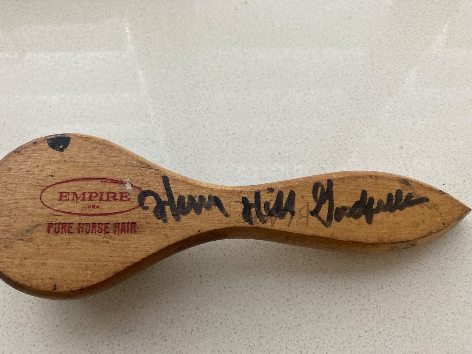 HENRY HILL Inscribed Goodfellas AUTOGRAPHED SHOE SHINE BRUSH APPLIACATOR BRUSH