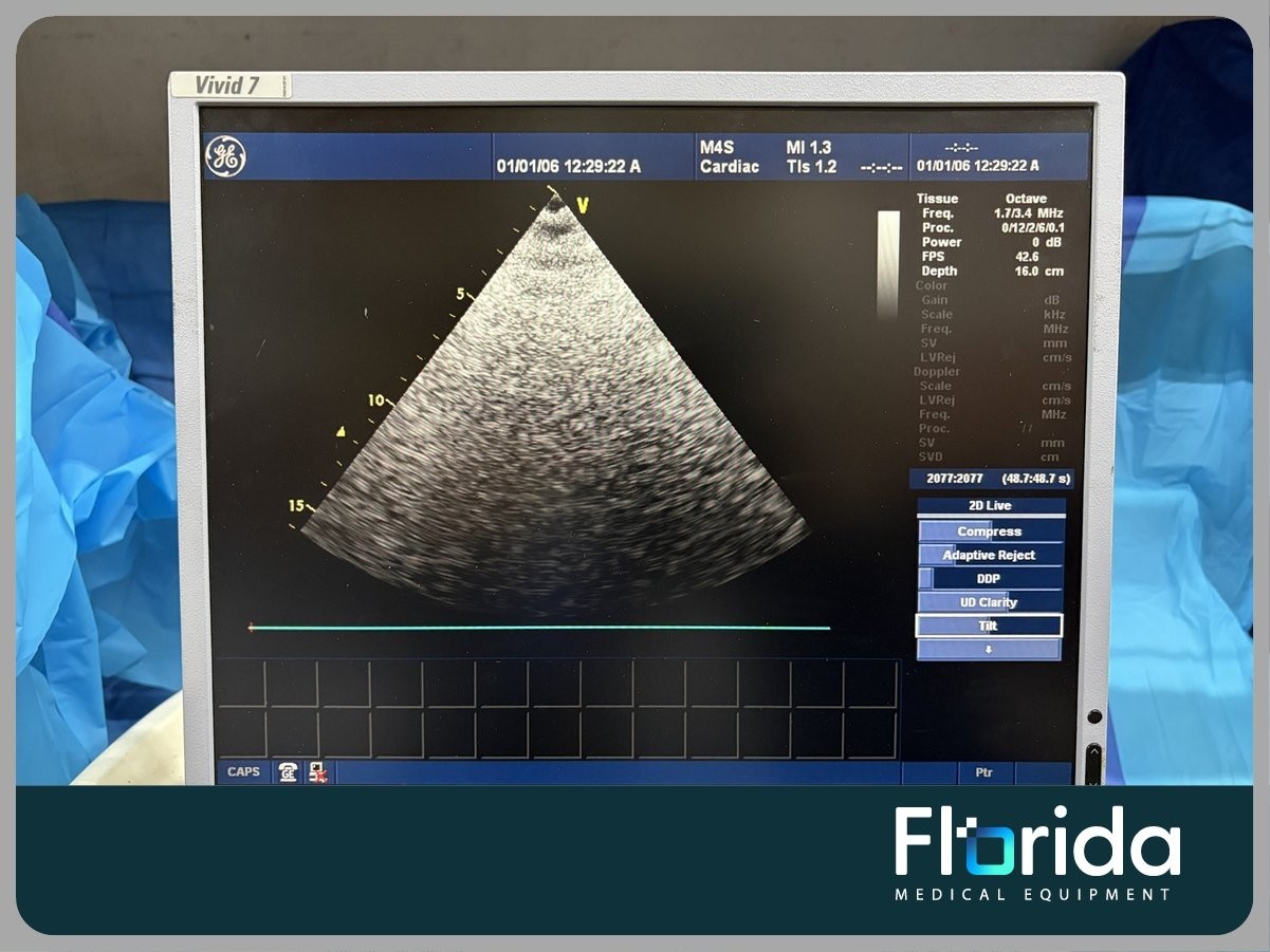 2012 GE M4S SECTOR ARRAY ULTRASOUND TRANSDUCER PROBE REF: 5129041 TESTED