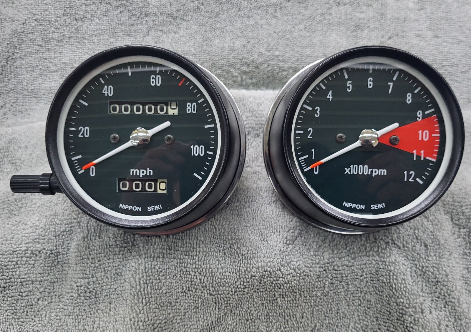 Honda CB350 K CB 350 G Tach Speedometer Gauge Clock Overlay Decal 1973-1976