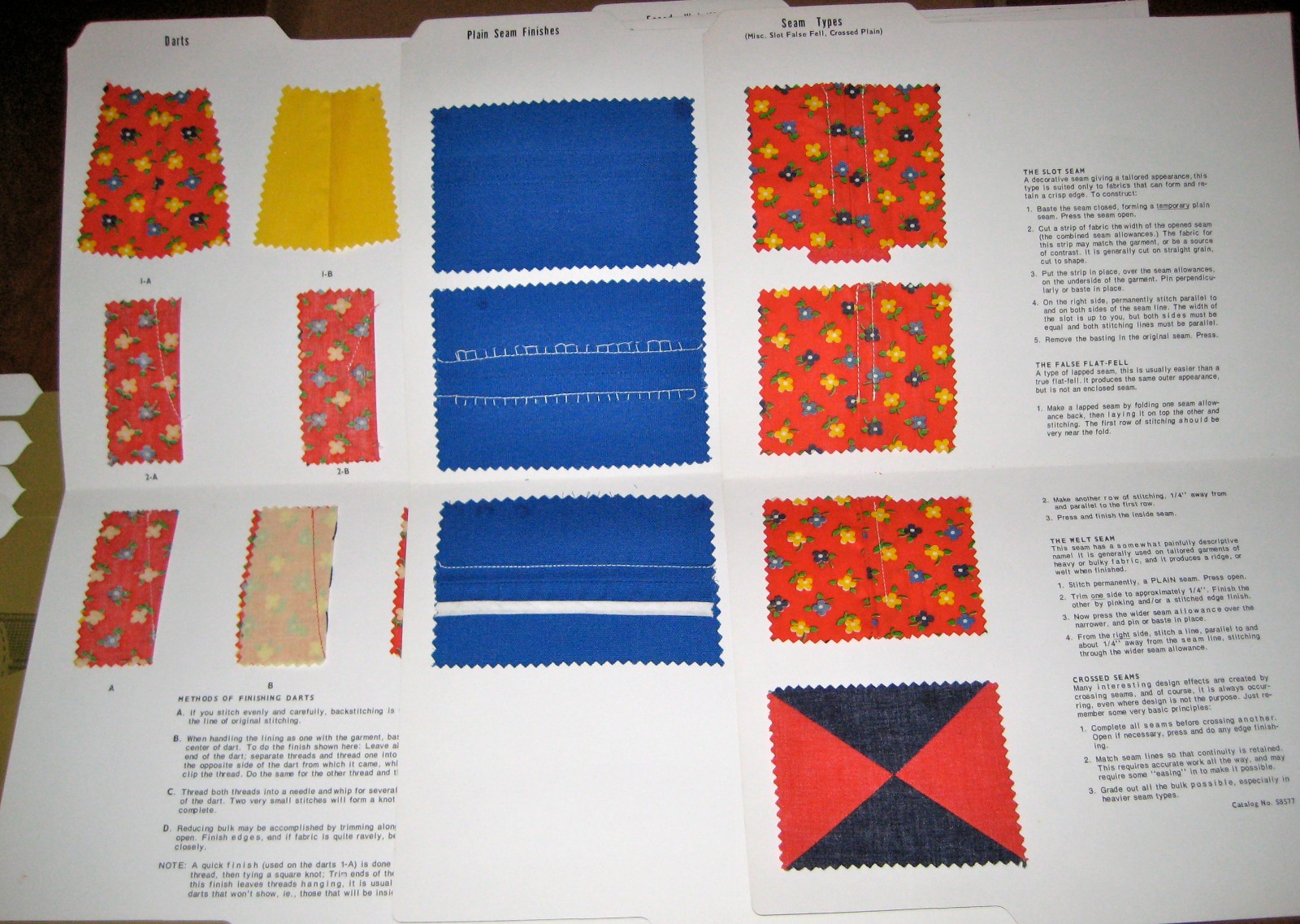 Learn to Sew SEWING CONSTRUCTION SERIES - 31 HOW TO folders - HANDMADE examples