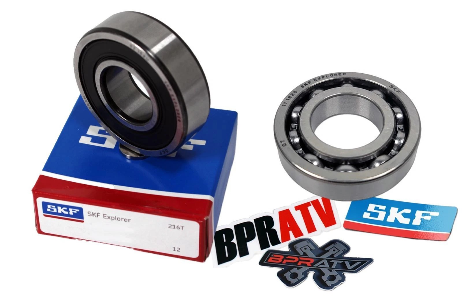 Honda CR250 CR500 RM250 KX250 SKF Main Crank Bearings Kit YZ250 WR250 Raptor 250