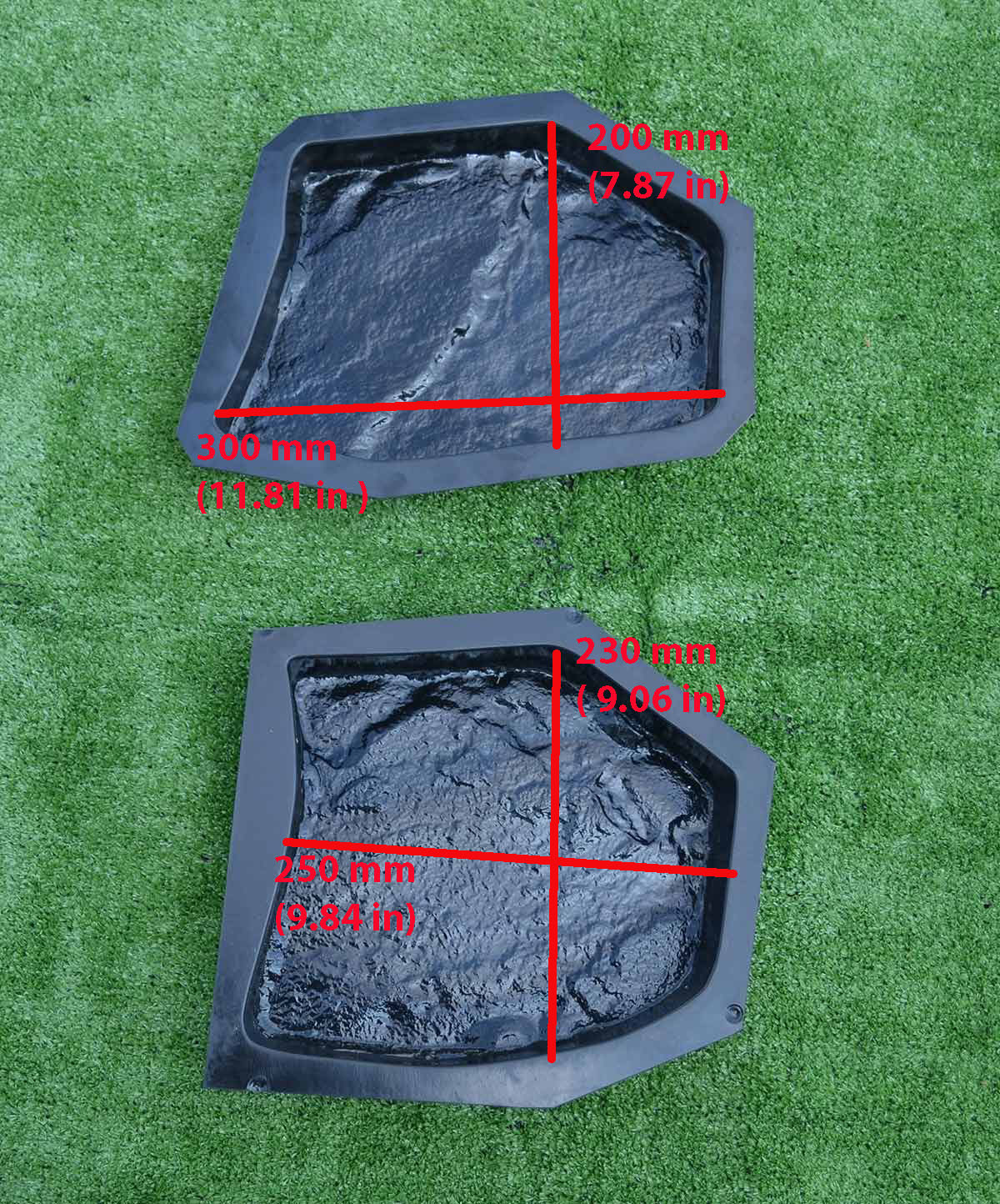 Concrete molds pavers casting concrete garden panths stone patio sold 6 pcs S34