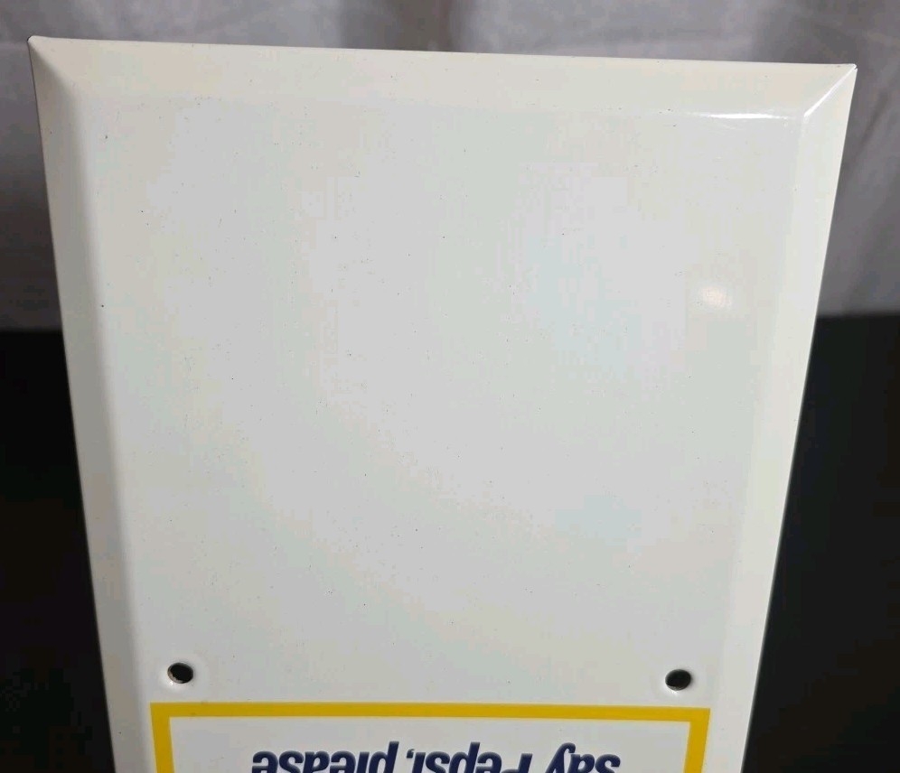 Vintage Original PEPSI CALENDAR ADVERTISING SIGN - Very Clean