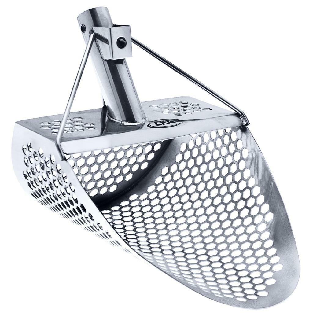 CKG Sand Scoop Metal Detecting Handle Pole Carbon Shovel Scoop Scooper Detector