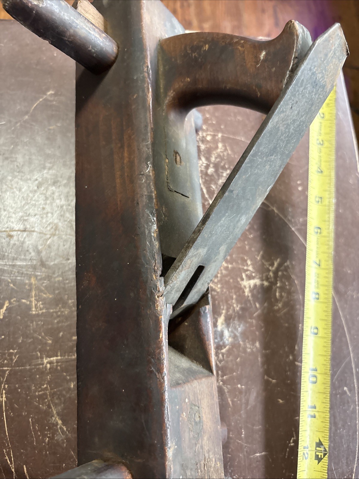 L.R. Spring Antique Wooden Plow Plane