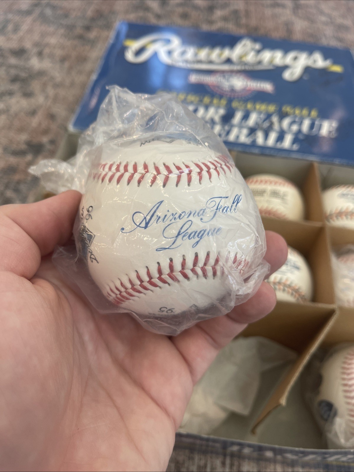 10 Rawlings Official Game Balls Minor League Baseballs Arizona Fall League W/Box