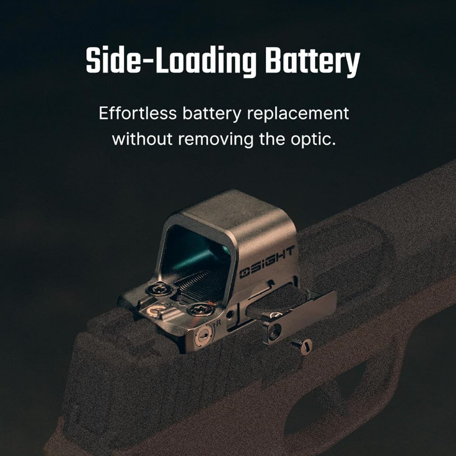 OSIGHT K-RD Red 6 MOA Open Reflex Sight  RMSc Footprint