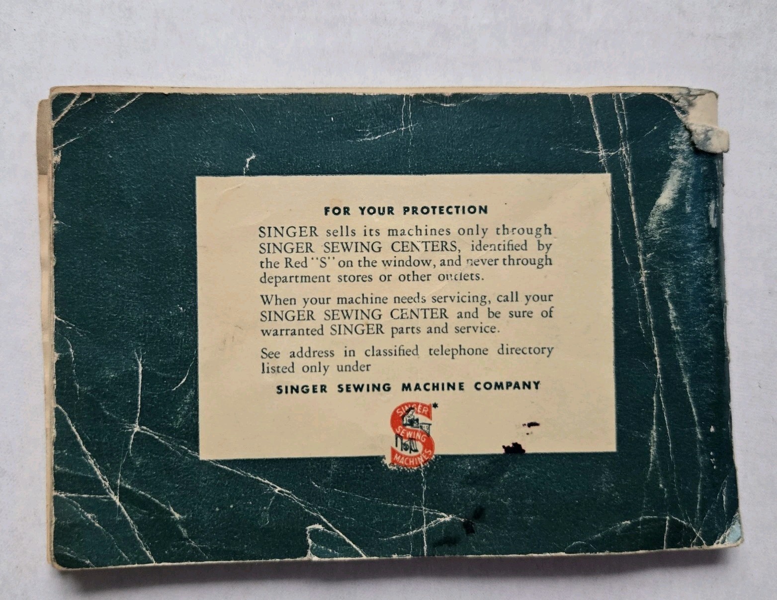 Singer Electric Sewing Machine Model 99 K Instruction Book Manual Original 1953