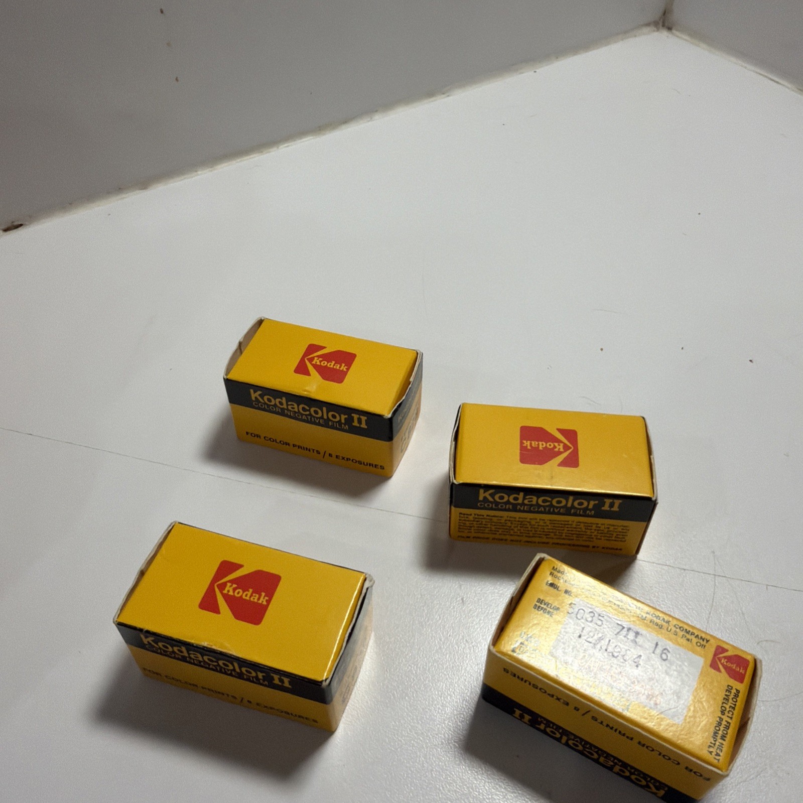 NEW 4 X Kodak Kodacolor II C 828 Color Negative Film SEALED NOS EXP 1980's