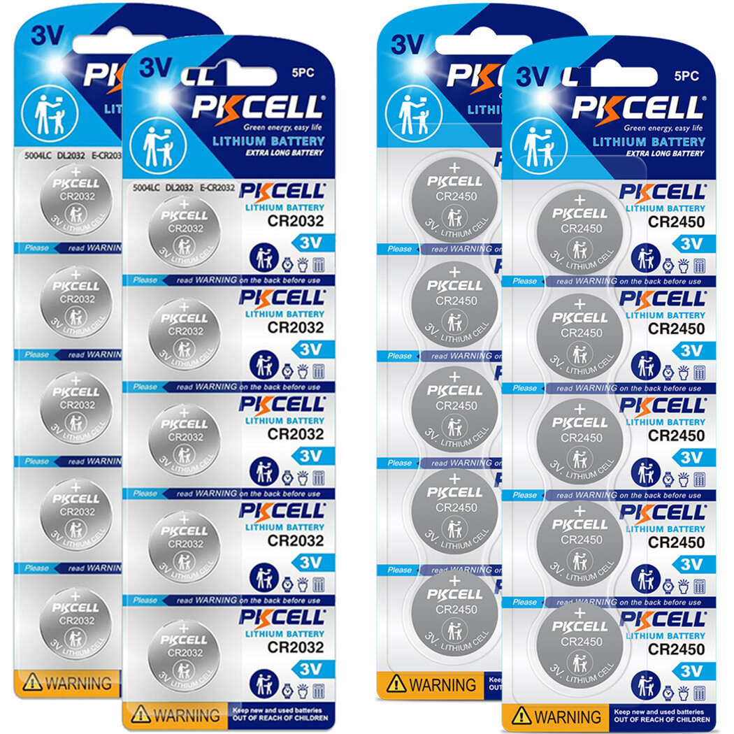 Lot CR2032 5004LC CR2450 5029LC 3V Button Coin Cell Watch Batteries