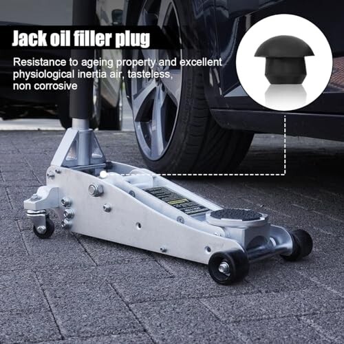 Bottle Jack Floor Jack Oil Filler Plug, 8Mm Flat-Head Rubber Hydraulic Filler
