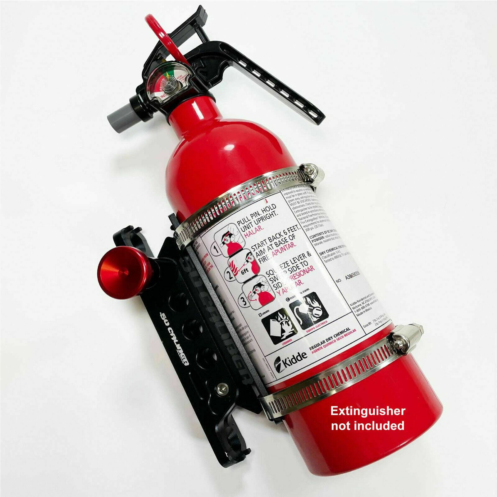 50 Caliber Racing Quick Release Extinguisher Mount for RZR X3 KRX Talon YXZ1000R