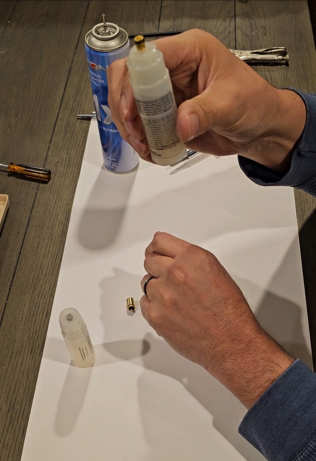 New design Metal Refill Devise for Thermacell/BaByliss Butane Cartridges (USA)