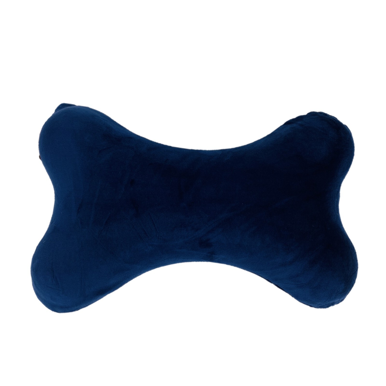 12x7.5x4 Bone Pillow Neck Head Rest Memory Foam Travel Trip Posture Support Navy