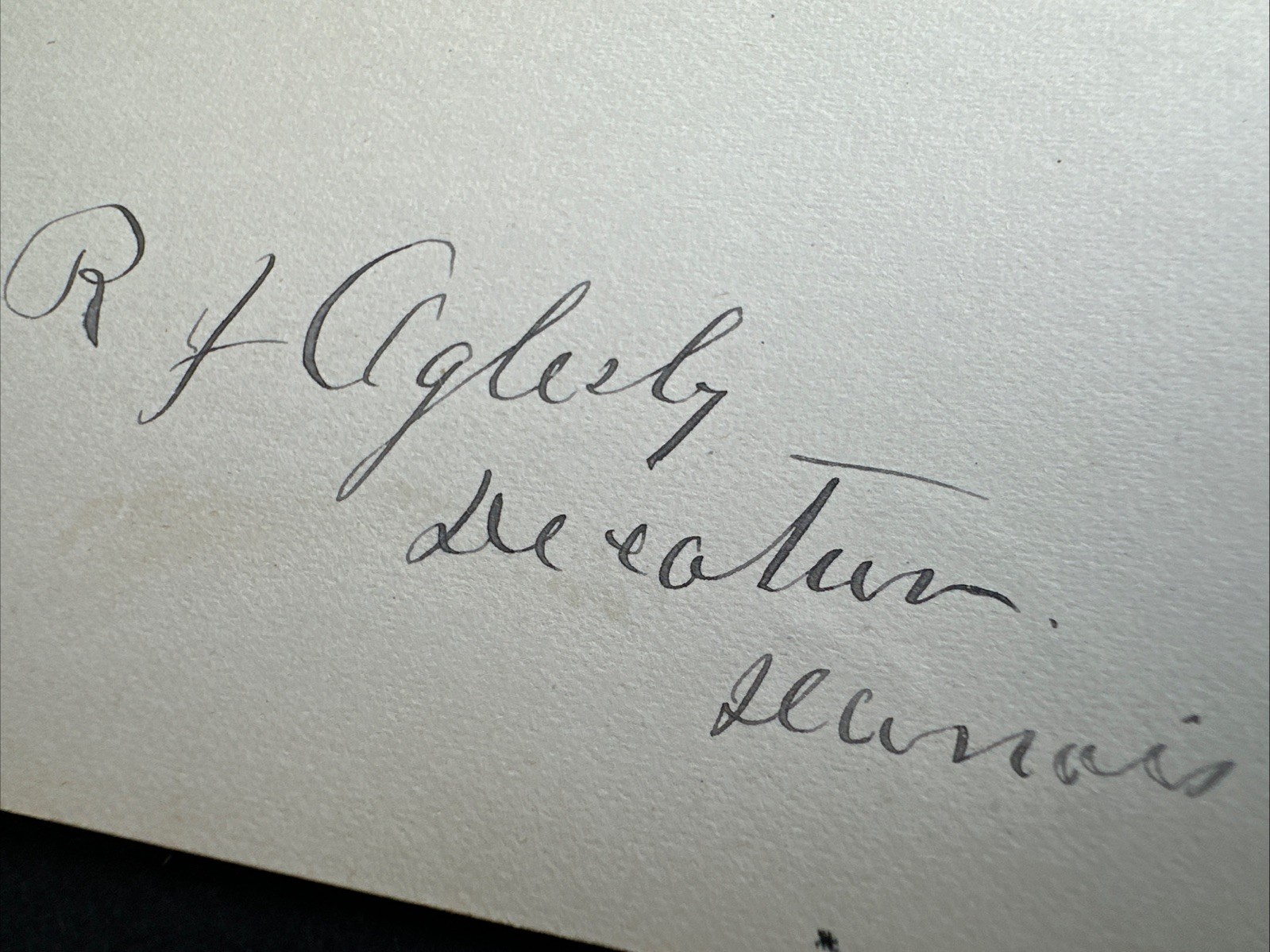 Richard J Oglesby Civil War Union General Autograph Illinois Governor Senator