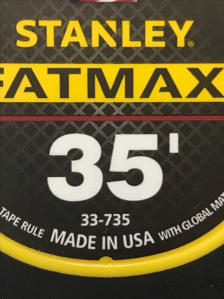 35' Stanley Fatmax Tape Measure # 33-735