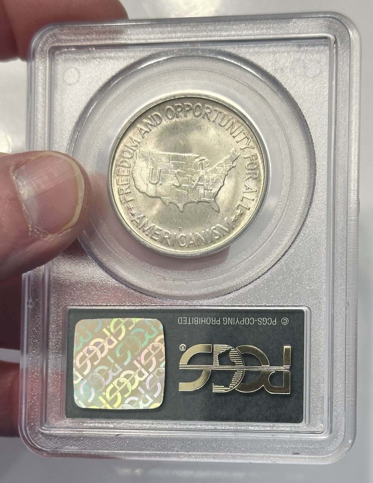 1951-S Washington Carver Commemorative Half Dollar 50C PCGS MS65 OGH