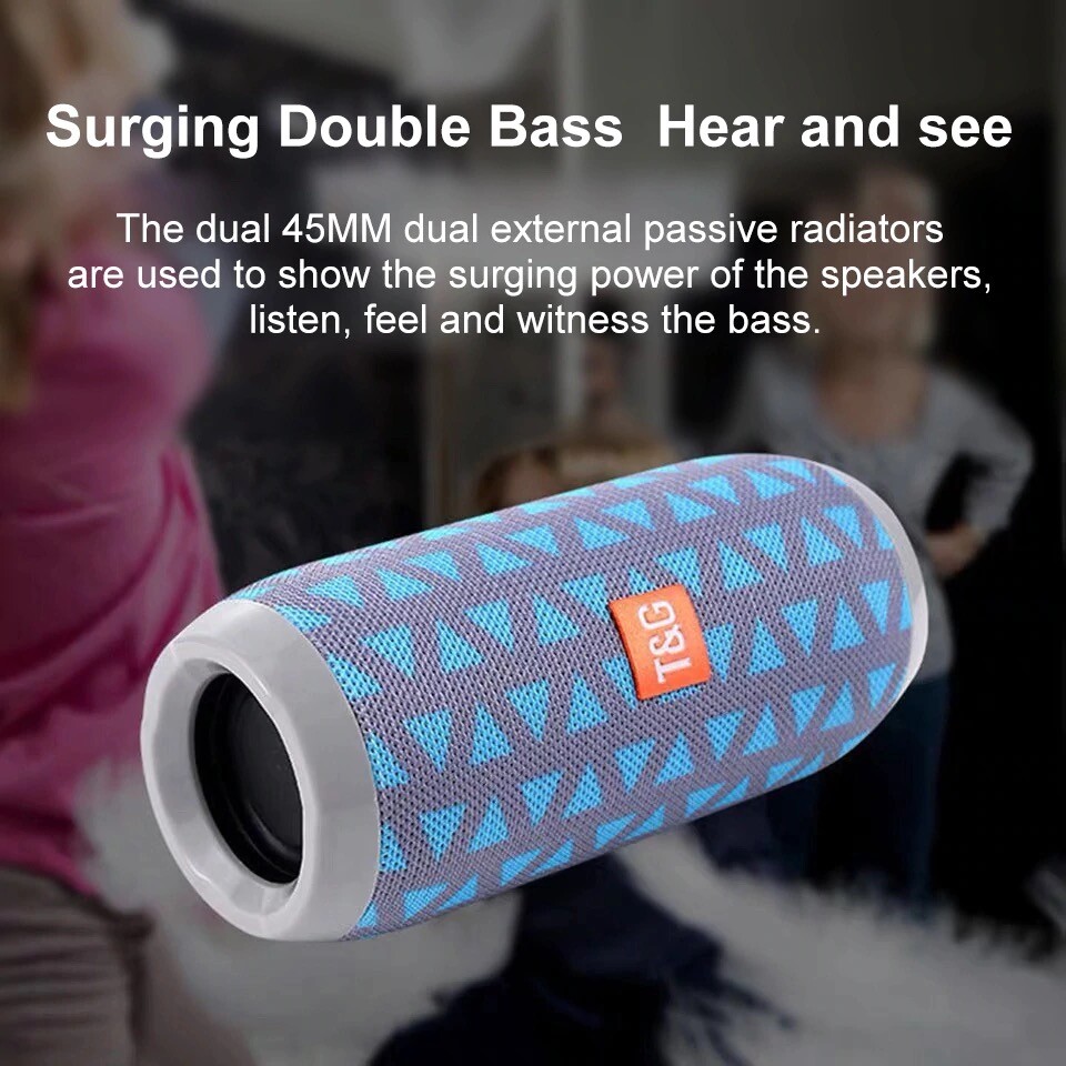 Bluetooth Wireless Portable Speaker Waterproof Stereo Bass USB TF FM Radio LOUD