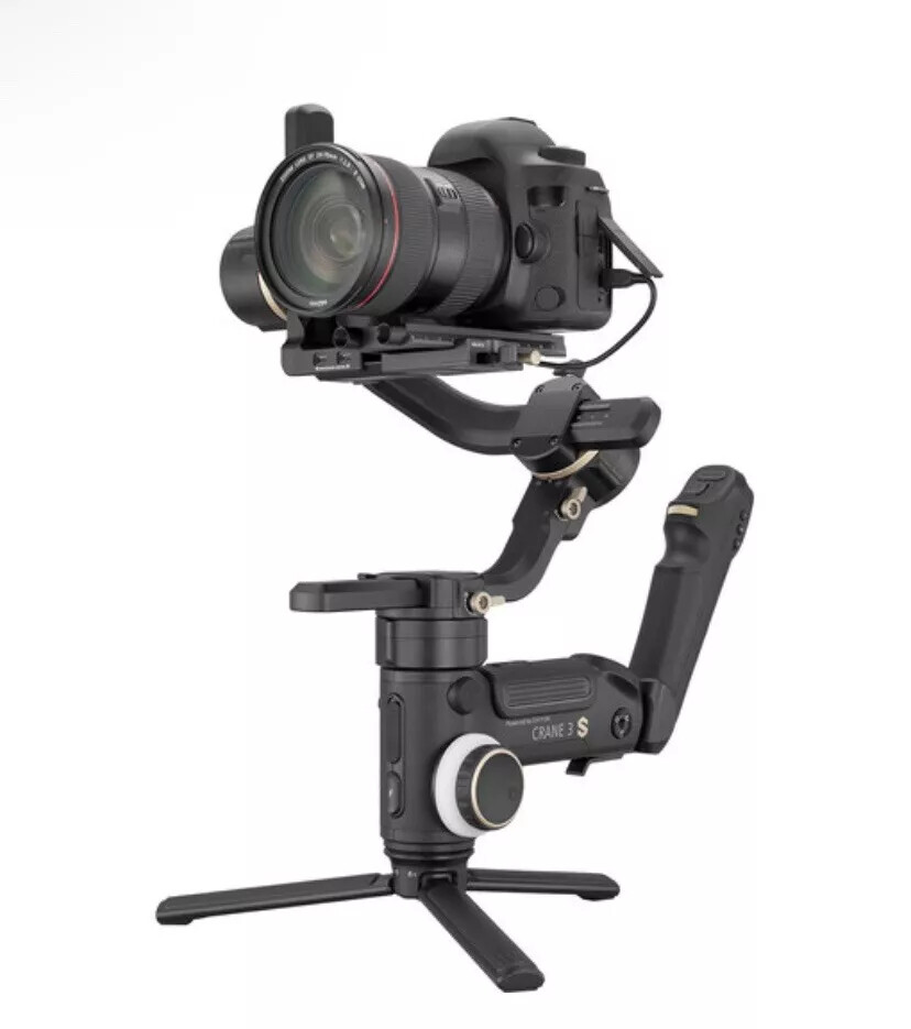 ZHIYUN Crane 3S 3-Axis Handheld Stabilizer for Canon Nikon Sony Camera w/ Extras