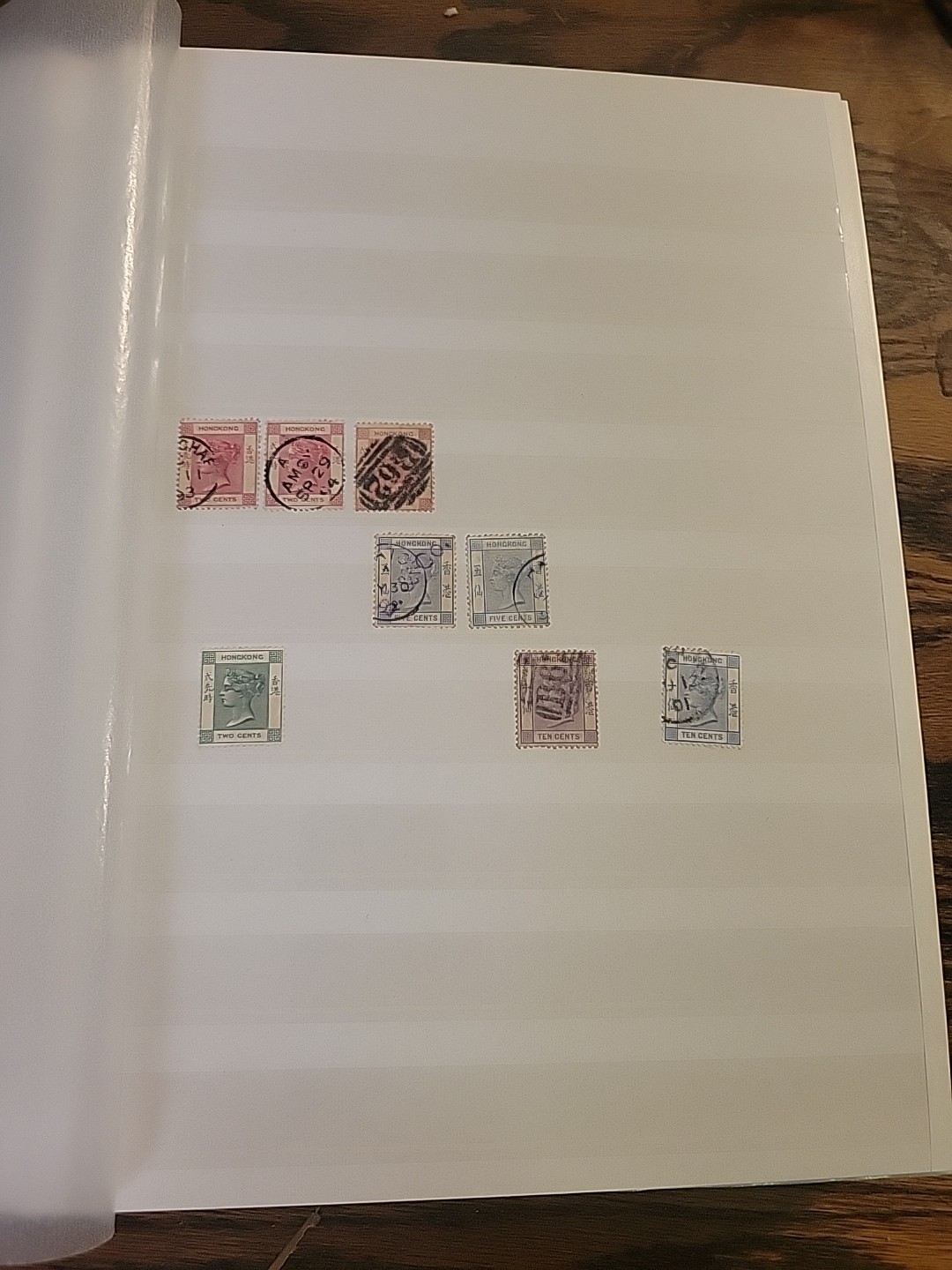 Worldwide Stamp Collection in Album Full of Stamps - Mint & Used Royal Mail HK