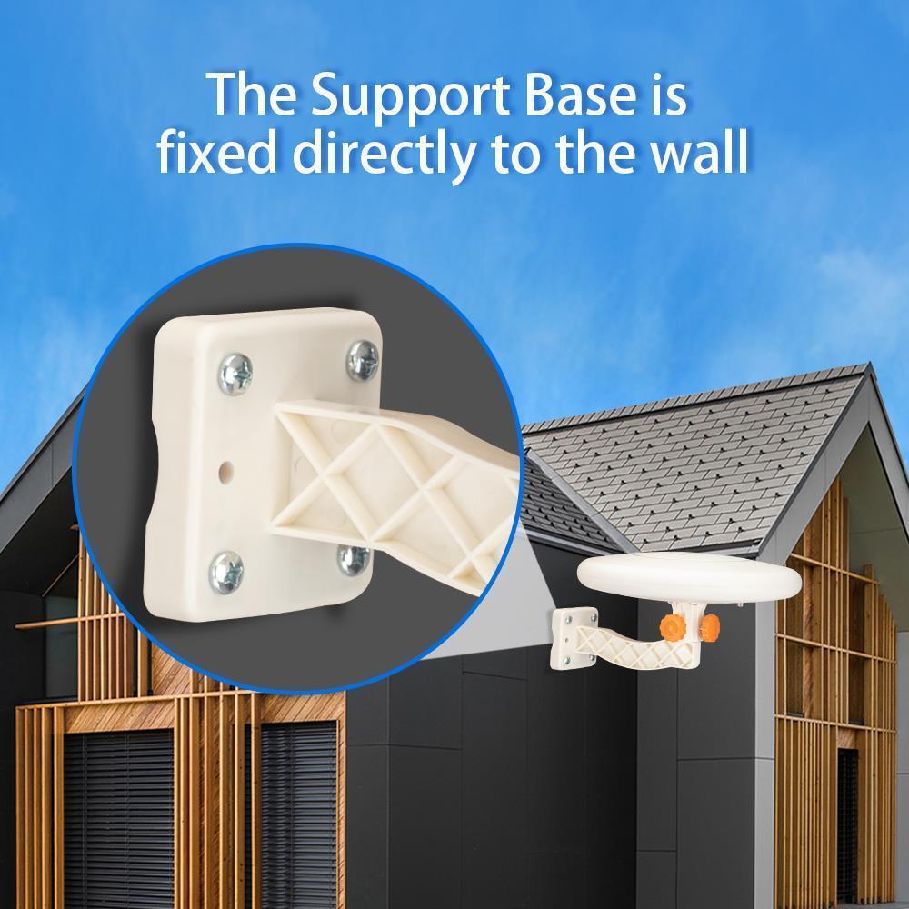 150 Miles 360° Omni-directional Amplified TV Antenna Digital HDTV Leadzm New