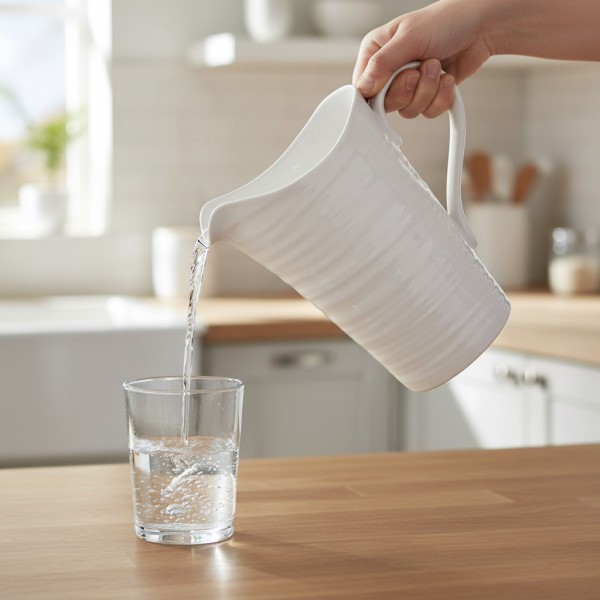 Portmeirion Sophie Conran Collection Large Pitcher, Porcelain, 3 Pint- White