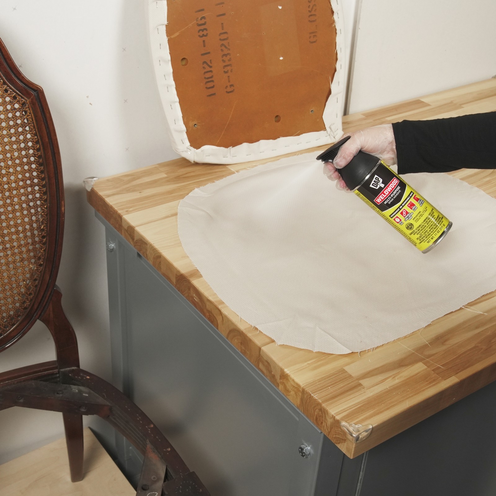 DAP Weldwood Spray Adhesive 11oz 2 Pack Multi Purpose Foam Fabrics Wood Plastics