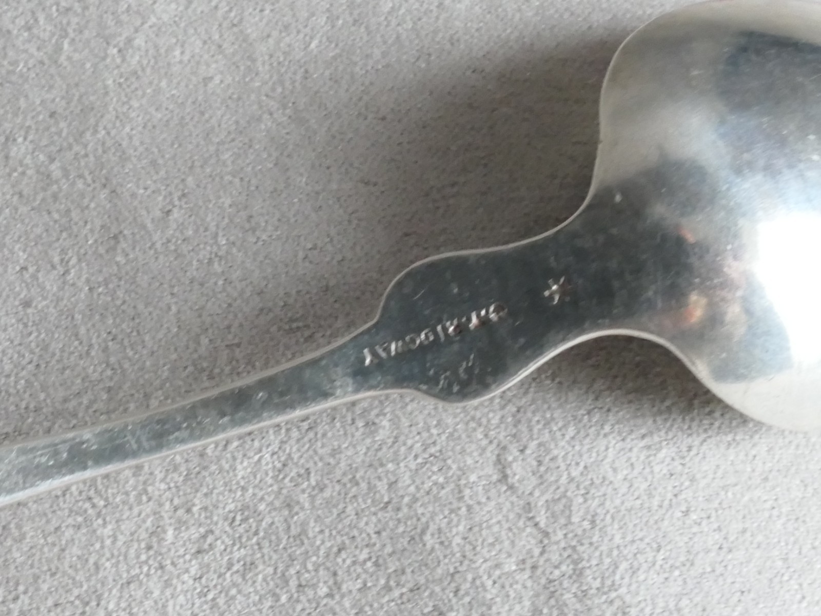 American Coin Silver Spoon C.T. RIDGWAY Nashua NH 8” : 26.6g