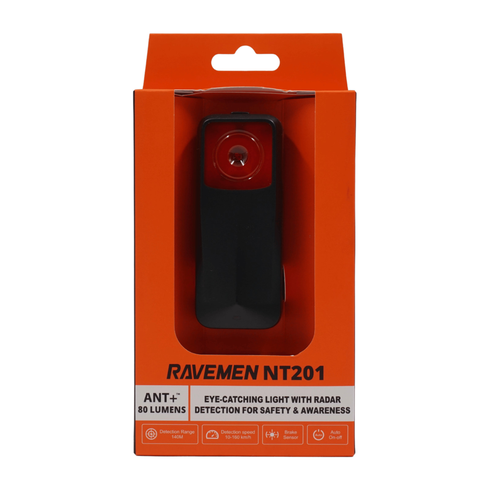 Ravemen NT201 80 Lumen Smart Radar Detection Bike Taillight USB-C Rechargeable