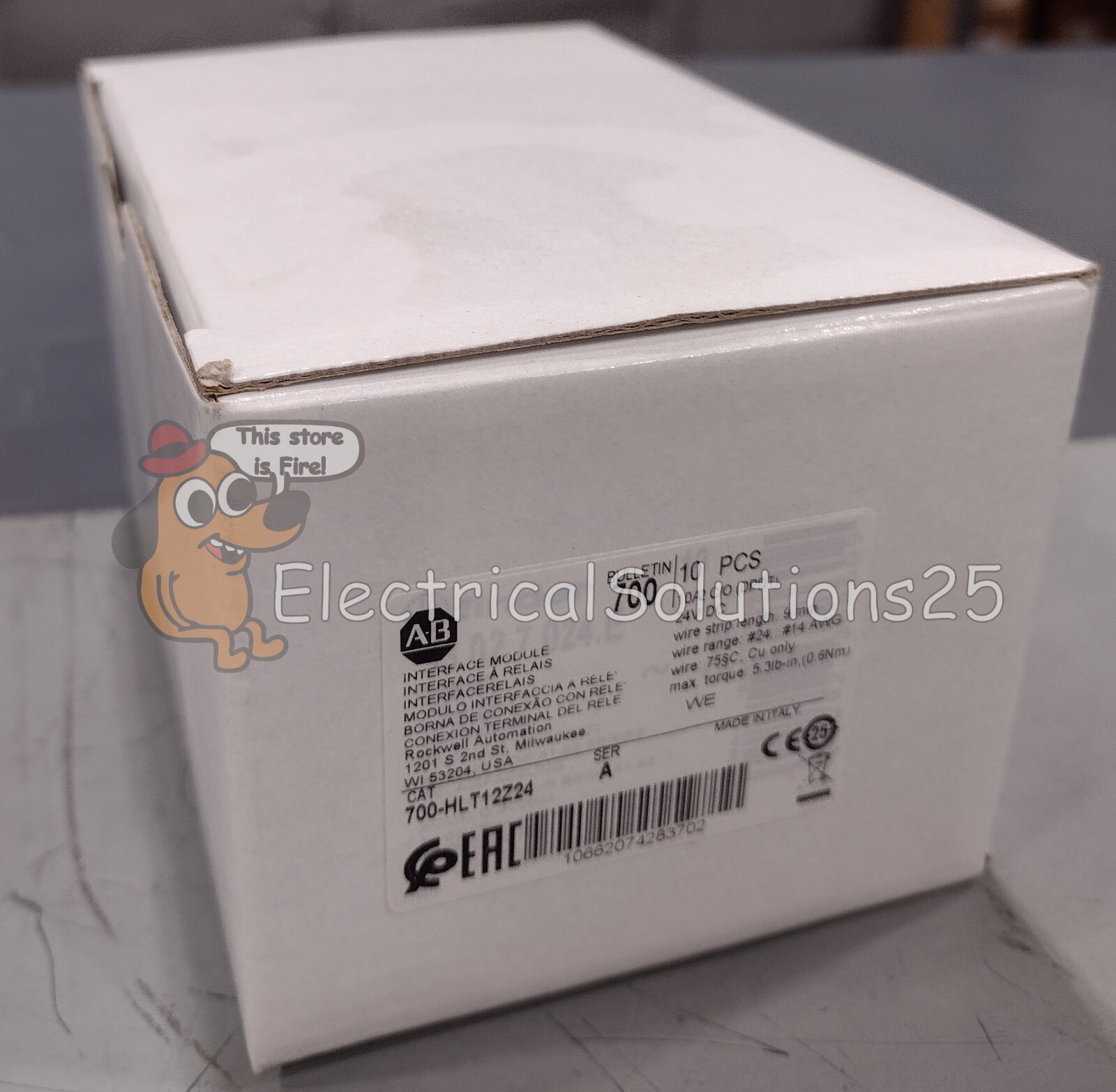 New 1 PC. Allen-Bradley 700-HLT12Z24 compact relay - Free Shipping